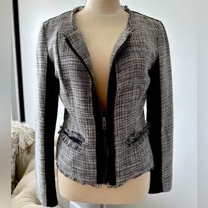 ELLE Size S Tweed Style Jacket